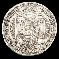 Kép 2/2 - III. Károly magyar király ezüst 1/2 tallér 1716 KB