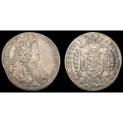 Kép 3/3 - III. Károly magyar király ezüst 1/2 tallér 1717 KB