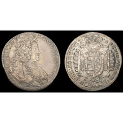 Picture 3/3 -King Charles III of Hungary silver 1/2 thaler 1717 KB