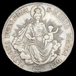 Kép 2/2 - II. József ezüst 1/2 tallér 1786 A Bécs