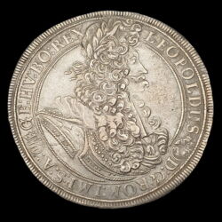 Picture 1/3 -Leopold I Hungarian king silver thaler 1699 KB