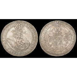 Picture 3/3 -Leopold I Hungarian king silver thaler 1699 KB