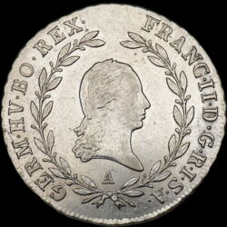 Picture 1/3 -20 Kreuzer 1803 A King Francis I of Hungary