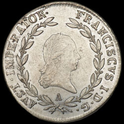 Kép 1/3 - 20 Krajcár 1810 A I. Ferenc király