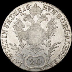 Kép 2/3 - 20 Krajcár 1815 G I. Ferenc király
