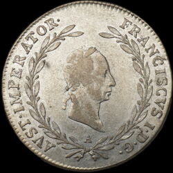 Picture 1/3 -20 Kreuzer 1825 A King Francis I ​