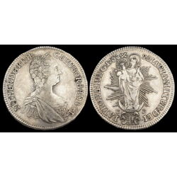 Kép 3/3 - Mária Terézia ezüst 1/2 tallér 1763 KB