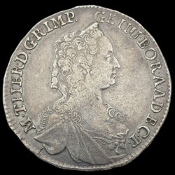 Kép 1/3 - Mária Terézia ezüst 1/2 tallér 1757 KB