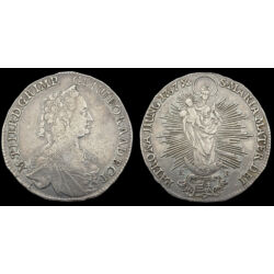 Kép 3/3 - Mária Terézia ezüst 1/2 tallér 1757 KB