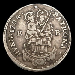 Kép 1/2 - II. Rákóczi Ferenc ezüst 1/2 tallér 1704 KB