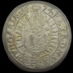 Picture 2/3 -XV Krajcár 1674 Bratislava Leopold I