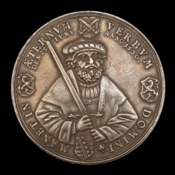 Picture 1/2 -John George I commemorial coin for the 100th anniversary of the Augsburg confession