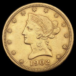 Kép 1/2 - 10 Dollár 1902 S "Liberty" arany érme