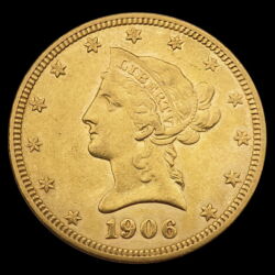 Kép 1/2 - 10 Dollár 1906 "Liberty" arany érme