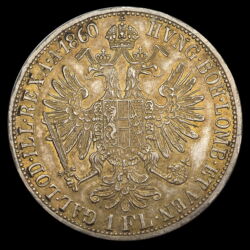 Picture 2/3 -1 Florin 1860 A Franz Joseph