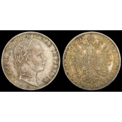 Picture 3/3 -1 Florin 1860 A Franz Joseph