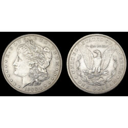 Picture 3/3 -Silver Morgan Dollar 1900