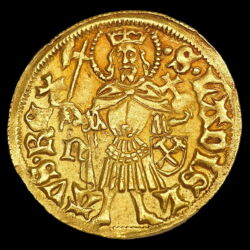 Picture 2/3 -Hungarian King Mátyás Hunyadi (1458-1490) gold forint