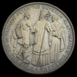 Picture 6/7 -2 Pengő Pázmány sor 1935-1936 ezüst érmeszett