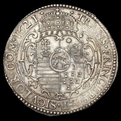 Picture 2/3 -Gábor Bethlen silver thaler 1621 KB