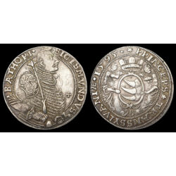 Kép 3/3 - Báthori Zsigmond ezüst tallér 1595