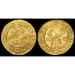 Kép 3/3 - II. Lajos magyar király aranyforint 1518 K-G