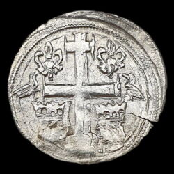 Picture 2/2 -King Charles I of Hungary silver denarius