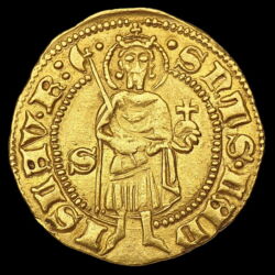 Kép 2/3 - Anjou Mária magyar királynő aranyforint 