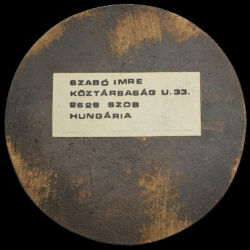 Picture 2/3 -Szabó Imre: Szent László bronz plakett