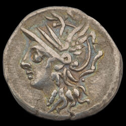 Kép 1/3 - C. Coelius Caldus ezüst denár Kr.e. 104