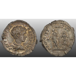 Kép 3/3 - Geta római császár (Kr.u.211) ezüst denár - PRINC IVVENTVTIS