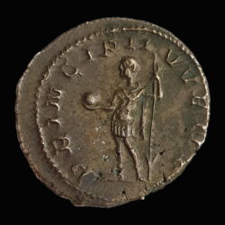 Kép 2/2 - II. Philippus római császár antoninianus - PRINCIPI IVVENT
