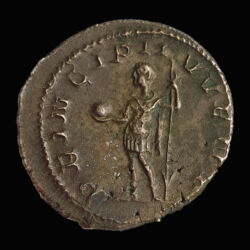 Picture 2/2 -Philip II Roman emperor - antoninianus - PRINCIPI IVVENT