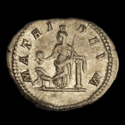Kép 2/2 - Julia Domna római császárné (Kr.u. 211-217) ezüst denár - MATRI DEVM