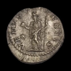 Kép 2/2 - Julia Soemias római császárné (Kr.u. 218-222) ezüst denár - VENVS CAELESTIS