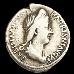 Kép 1/2 - Sabina római császárné (Kr.u. 117-137) ezüst denár - CONCORDIA AVG