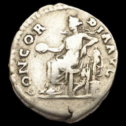Kép 2/2 - Sabina római császárné (Kr.u. 117-137) ezüst denár - CONCORDIA AVG