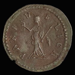 Kép 2/2 - Tacitus római császár antoninianus - PAX PVBLICA
