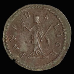 Picture 2/2 -Tacitus Roman emperor - antoninianus - PAX PVBLICA