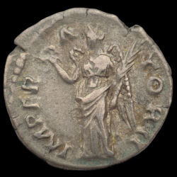 Kép 2/3 - Antoninus Pius ezüst denár - IMPERATOR II