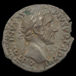 Kép 1/3 - Antoninus Pius ezüst denár - COS IIII