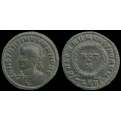 Kép 3/3 - II. Constantinus bronz follis - CAESARVM NOSTRONVM