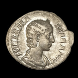 Picture 1/2 -Iulia Mamaea (A. D. 222-235) silver denarius - VESTA