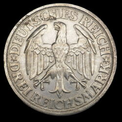 Picture 2/2 -3 Reichsmark 1928 Dinkelsbühl