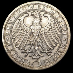 Kép 2/2 - 3 Reichsmark 1928 Naumburg