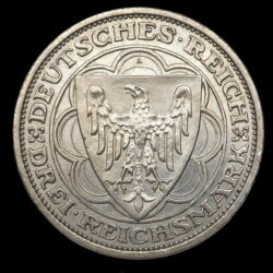 Kép 2/2 - 3 Reichsmark 1931 Magdeburg