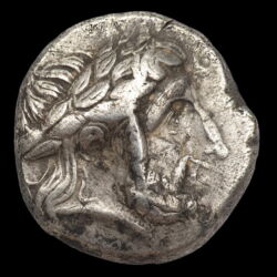 Picture 1/2 -Audoleon-style Celtic silver tetradrachma