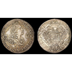 Picture 3/3 -King Charles III of Hungary 1/4 thaler 1736 NB