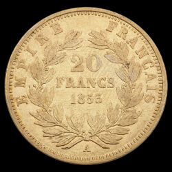 Kép 2/3 - 20 Frank 1853 A III. Napóleon