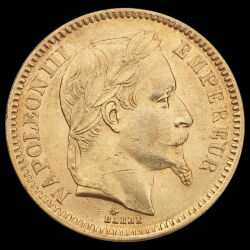 Kép 1/3 - 20 Frank 1866 A III. Napóleon